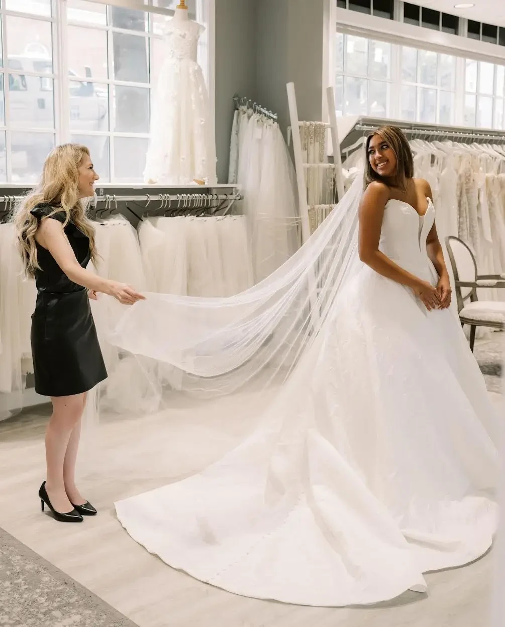 brooke's bridal and ball outdoors