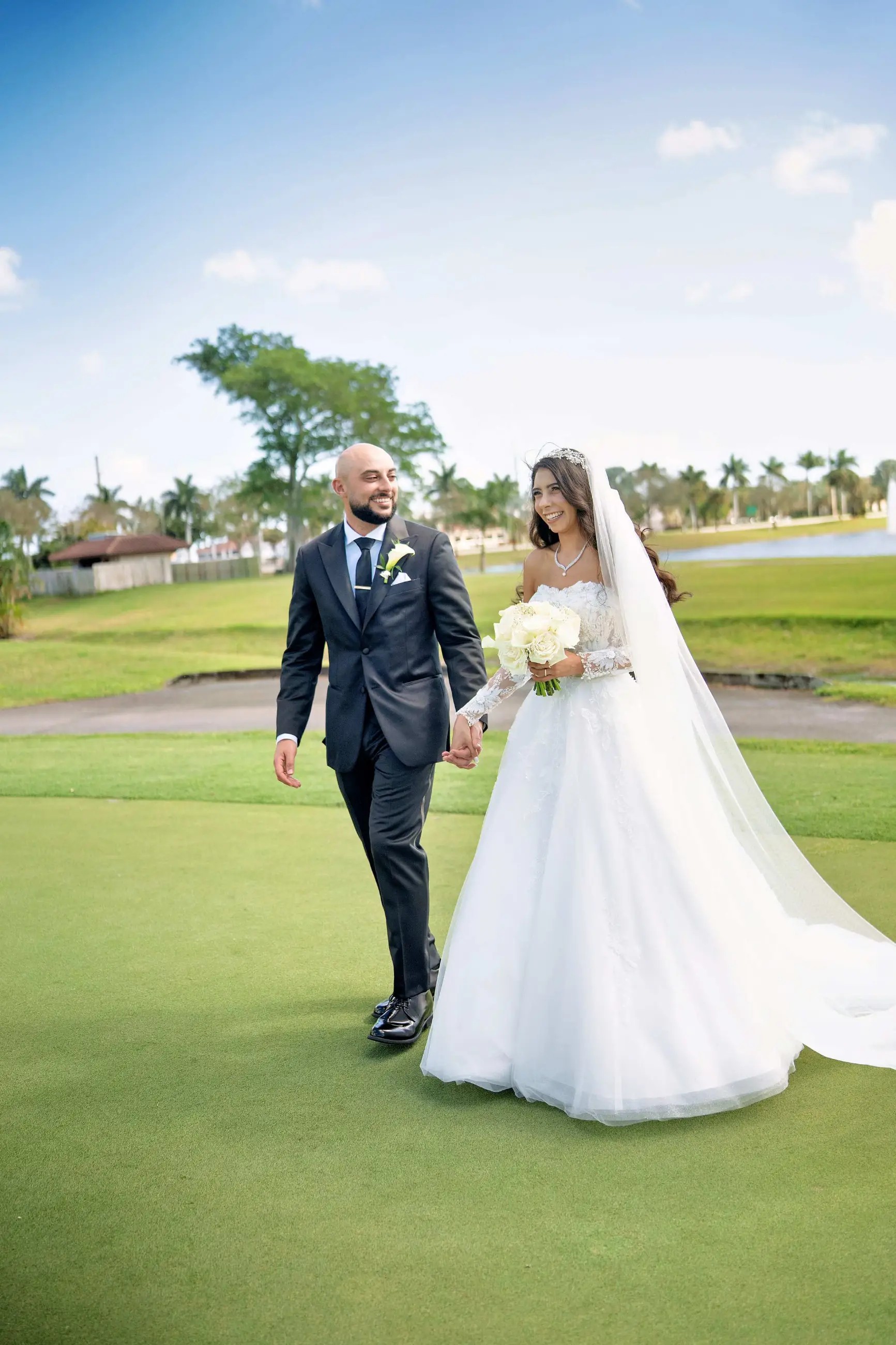 Brooke's Bridal and Ball real bride photo - Marina and Alex