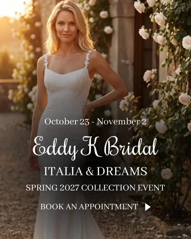 Eddy K Bridal Italia and Dreams Spring 2027 collection event